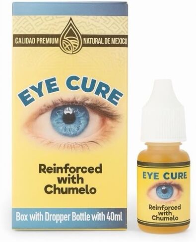 علاج العين المعزز بـ Chumelo/Cura Ojos Reforzado con Chumelo - تركيبة طبيعية لتخفيف ووضوح العين - تركيبة طبيعية لـ Alivio y Claridad Ocular - زجاجة قطارة سعة 40 مل in Kuwait