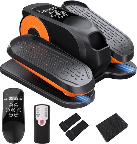 جهاز بيضاوي الشكل تحت المكتب، جهاز تمرين القدم لكبار السن مجمع بالكامل، جهاز تمرين بدواسة كهربائي هادئ ومحمول مع جهاز تحكم عن بعد و12 سرعة قابلة للتعديل in Kuwait