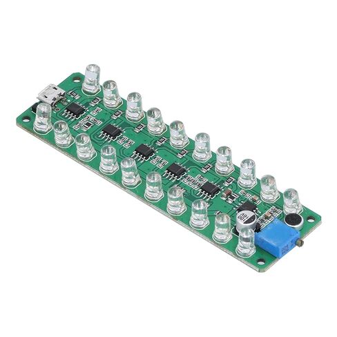 LED Display, Adjustable VU Meter Potentiometer. Voice Activated Sensor. Against Reverse Connection. for The Test Sound in Saudi Arabia
