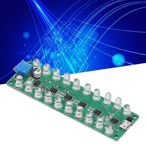 LED Display, Adjustable VU Meter Potentiometer. Voice Activated Sensor. Against Reverse Connection. for The Test Sound in Saudi Arabia