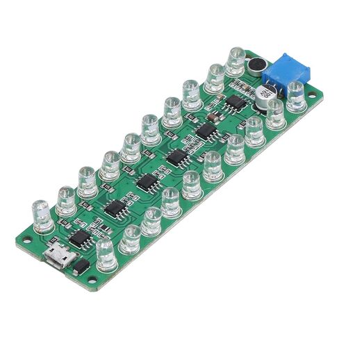 LED Display, Adjustable VU Meter Potentiometer. Voice Activated Sensor. Against Reverse Connection. for The Test Sound in Saudi Arabia
