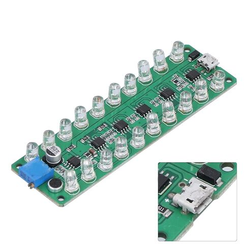 LED Display, Adjustable VU Meter Potentiometer. Voice Activated Sensor. Against Reverse Connection. for The Test Sound in Saudi Arabia