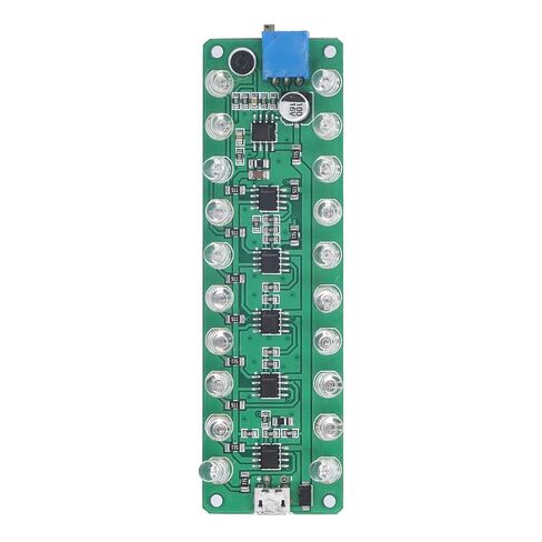 LED Display, Adjustable VU Meter Potentiometer. Voice Activated Sensor. Against Reverse Connection. for The Test Sound in Saudi Arabia