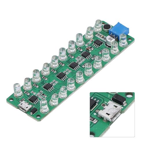 LED Display, Adjustable VU Meter Potentiometer. Voice Activated Sensor. Against Reverse Connection. for The Test Sound in Saudi Arabia