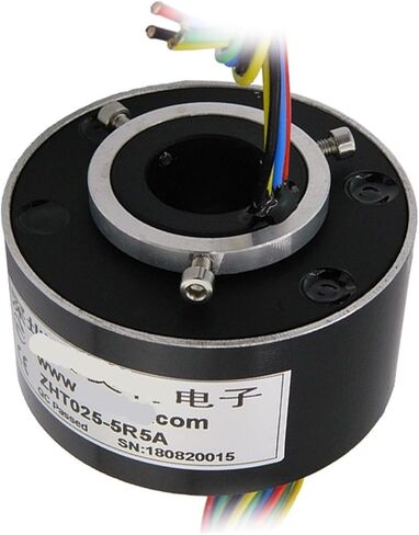 Through Hole high Speed Rotating Conductive Slip Ring ZHT025-5 * 5A 360 Degrees in Saudi Arabia