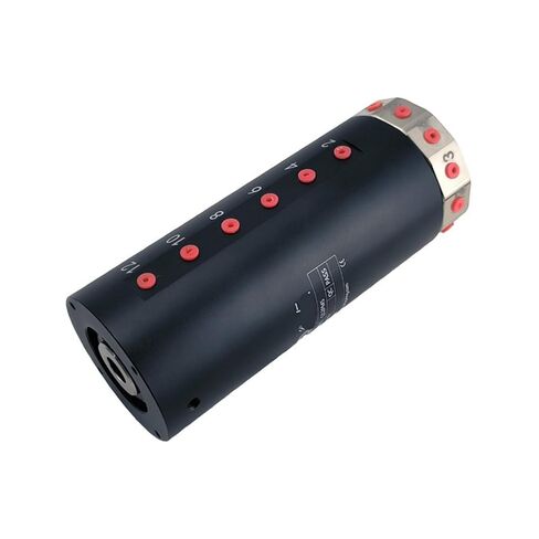 Side 12 in 12 Out M5 Thread/Through Hole 6 Outer Diameter 54 12 Channel high Speed Rotating Pneumatic Slip Ring in Saudi Arabia