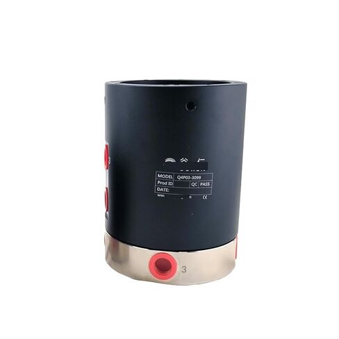 Pneumatic Slip Ring 360 Degree Rotation 4 in 4 Out G3/8 Thread/Inner Hole 30 Outer Diameter 99(Q4P03 3099 End face) in Saudi Arabia