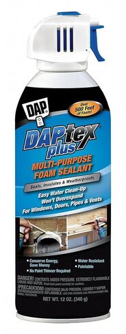 6 Pack of 12 oz DAP 18836 Daptex Multi-Purpose Foam Sealant in Saudi Arabia