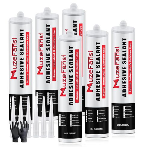 Cement Crack Filler, Concrete Crack Repair Sealant,Flexible Self-Leveling Sealant for Horizontal Surfaces, 10.1 fl. oz (4 Pack, Gray) in Saudi Arabia