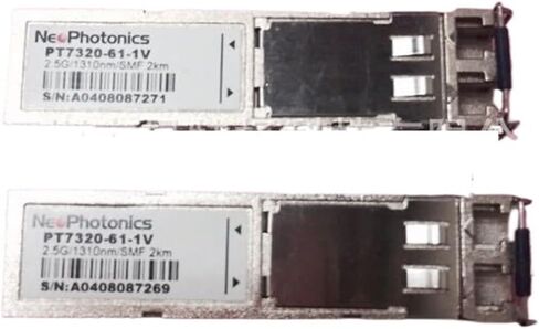 PT7320-61-1V وحدة نقل تخزين المحطة الأساسية البصرية 2.5G 1310 2KM جيجابت أحادية الوضع SFP in Kuwait