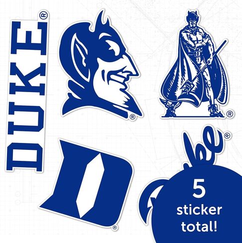 Desert Cactus Duke University Blue Devils Sticker Vinyl Decals Laptop Water Bottle Car Scrapbook T2 (Type 2-1) in Saudi Arabia