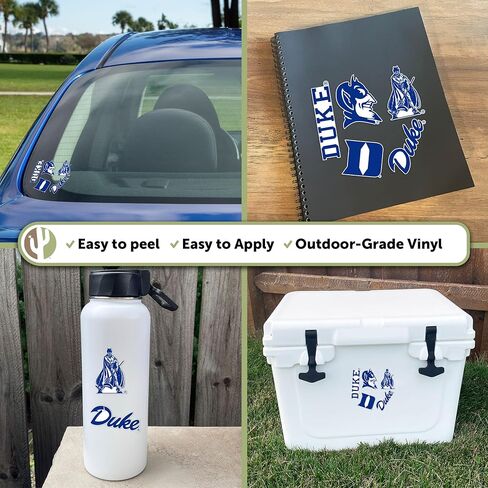 Desert Cactus Duke University Blue Devils Sticker Vinyl Decals Laptop Water Bottle Car Scrapbook T2 (Type 2-1) in Saudi Arabia