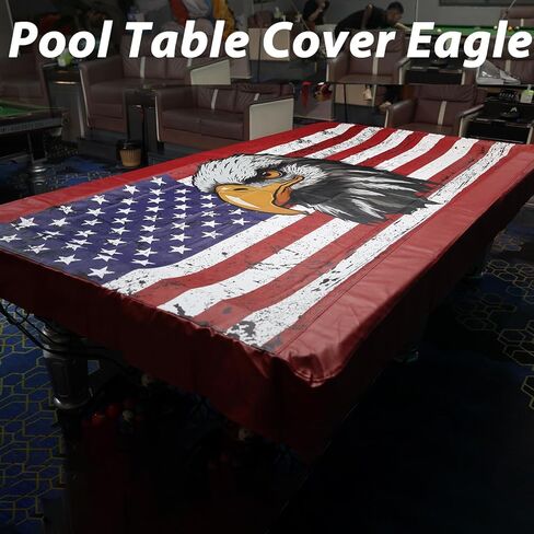 غطاء طاولة بلياردو 8 أقدام 8 أقدام أغطية طاولة بلياردو جلدية خارجية/داخلية لحماية طاولة بلياردو - أحمر in Kuwait