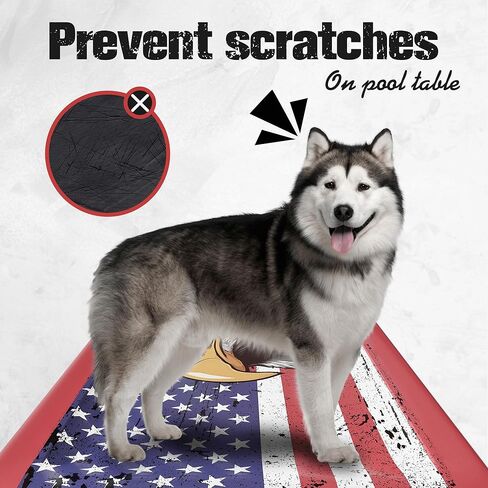 غطاء طاولة بلياردو 8 أقدام 8 أقدام أغطية طاولة بلياردو جلدية خارجية/داخلية لحماية طاولة بلياردو - أحمر in Kuwait