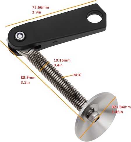 OTOTEC Outboard Motor Transom Clamp Handle M10 Thread for 4HP 5HP 6HP 8HP 9.9HP 15HP 2-Stroke Engines 6E0-43118-00 6E0-43118-01 in Saudi Arabia
