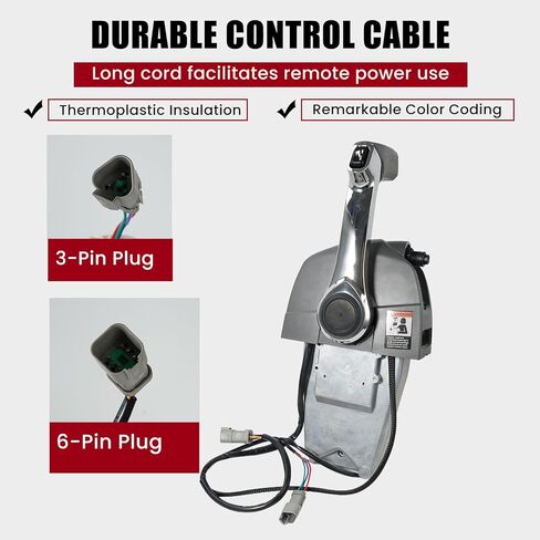5006186 Outboard Remote Throttle Control Console Top Mount for Johnson/evinrude,Single Lever Binnacle Control With Key Switch in Kuwait