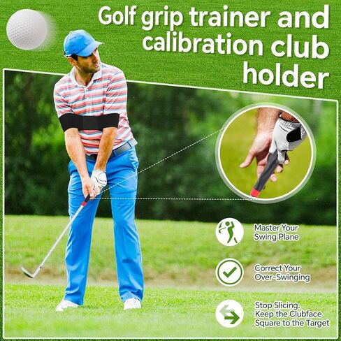 Golf Alignment Sticks with Adjustable Angle Holder - 3-in-1 Swing Trainer Aid Set for Putting, Aiming & Posture Correction - Professional Golf Practice Equipment for Men Women in Saudi Arabia