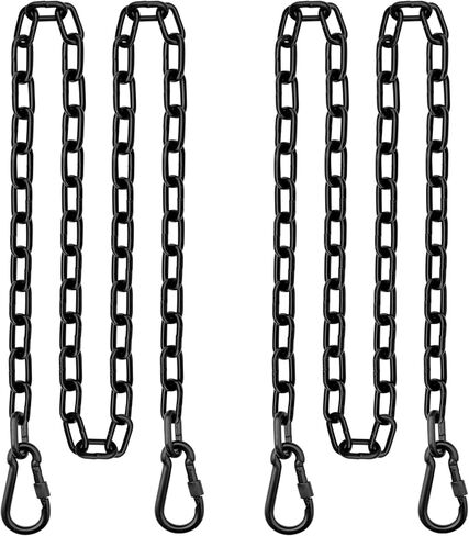 59inch Adjustable Welded Steel Chain with 4 Clasps, Corrosion-Resistant Coating for Swing, Boxing Bag, Sunshade Sail in Kuwait