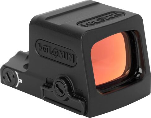 HOLOSUN EPS Carry Green 6 MOA Dot Reflex Pistol Sight - مقاوم للماء واهتزاز مستيقظ وخالي من المنظر المغلق للمسدسات الصغيرة مع 12 إعدادًا للسطوع ولوحة محول بصمة RMSc-to-K in Kuwait