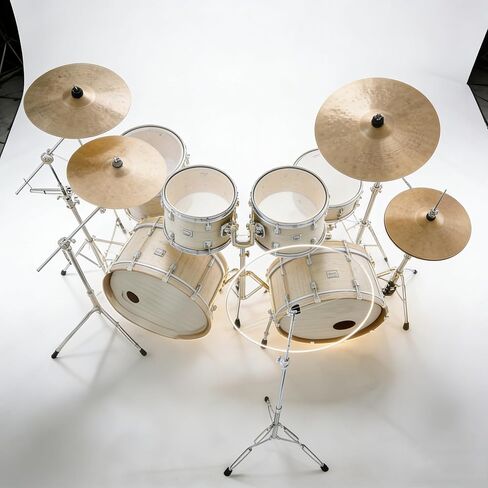 حواجز طبلة من الأكريليك الشفاف مقاس 22 بوصة من YAOLIANG - عبوتان. فريدة من نوعها للتسجيل المباشر. يخفف ويعزز الأداء. يتم تركيبه على جميع حوامل الصنج. (22 بوصة -2 لوح) in Kuwait