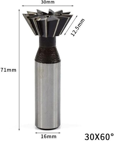 1 قطعة Hss تتوافق القاطع 30x60 درجة نهاية مطحنة CNC طحن الشق أداة معدنية مستقيم عرقوب فتحة in Kuwait