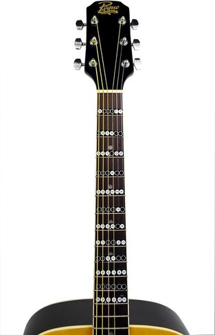 Guitar Fretboard Note Stickers – 2 Pack Black & White – Removable, No Residue – Covers First 12 Frets – Easy Learning Labels for Acoustic & Electric Guitar – Made in USA in Saudi Arabia