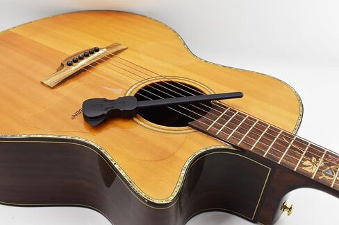 Guitar Bow Picasso Bow Folk Guitar Playing Bow - Black, Durable PC Material, 2-in-1 Functionality for Guitar Enthusiasts in Kuwait