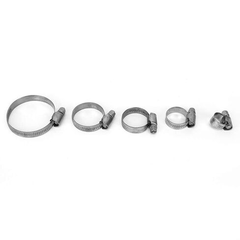 aqxreight 60pcs German Type Hose Clamp Spring Clamp/Holder Fasteners 8 12mm 12 22mm 16 27mm 20 32mm 32 50mm 32 50mm Made Qualit Hose ClampHose Clamps Spring ClipStainless Steel ClampHose in Saudi Arabia