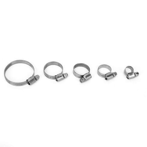 aqxreight 60pcs German Type Hose Clamp Spring Clamp/Holder Fasteners 8 12mm 12 22mm 16 27mm 20 32mm 32 50mm 32 50mm Made Qualit Hose ClampHose Clamps Spring ClipStainless Steel ClampHose in Saudi Arabia