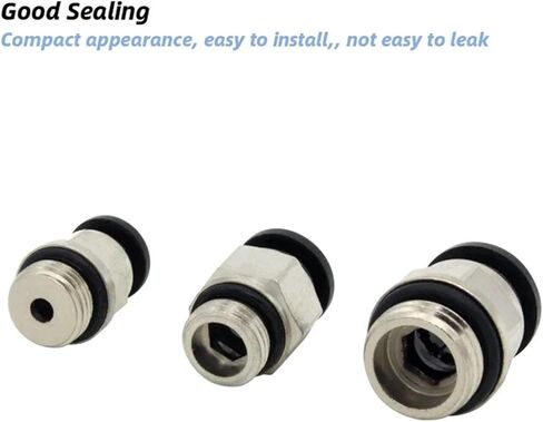10Pcs PC-G Male Connector PC6-G01 6-G02 8-G02 PC4-m5 10-G02 Hose Fittings Straight Push In(PC8) in Saudi Arabia