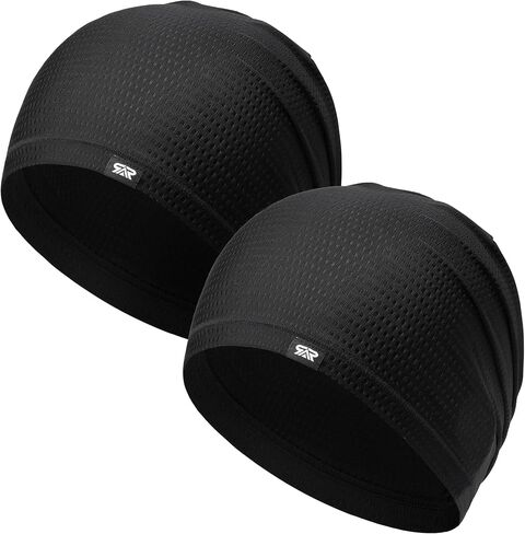 LONGLONG 2 Pack Summer Beanies - Lightweight Breathable Cooling Skull Caps for Women Men Sports & Daily Wear in Kuwait