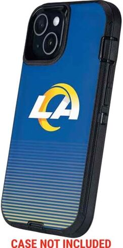 Skinit Decal Phone Skin Compatible with OtterBox Defender iPhone 14 - Officially Licensed NFL Los Angeles Rams Breakaway Design in Saudi Arabia