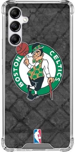 Skinit Clear Phone Case Compatible with Galaxy A14 5G - Officially Licensed NBA Boston Celtics Dark Rust Design in Saudi Arabia