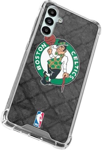 Skinit Clear Phone Case Compatible with Galaxy A14 5G - Officially Licensed NBA Boston Celtics Dark Rust Design in Saudi Arabia