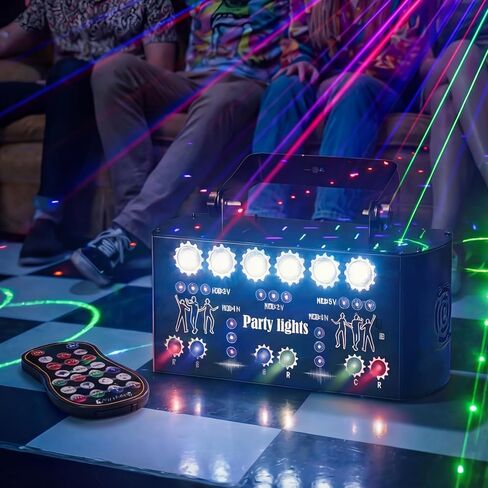 27 LED Strobe Light for Parties DJ Stage Light with Remote Supported DMX512 Sound Activated Disco Lighting Party Light for Indoor Wedding Light Show in Saudi Arabia