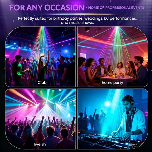 27 LED Strobe Light for Parties DJ Stage Light with Remote Supported DMX512 Sound Activated Disco Lighting Party Light for Indoor Wedding Light Show in Saudi Arabia