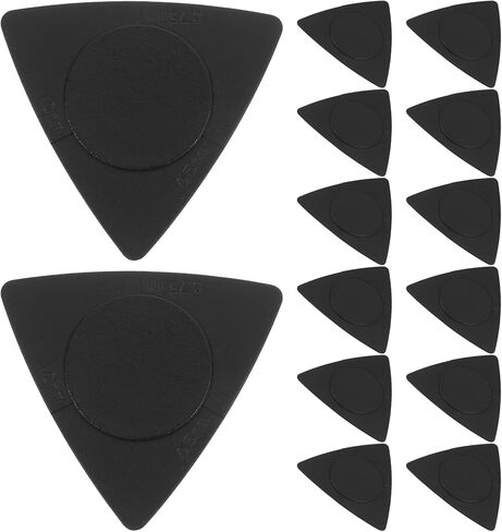 20pcs Acoustic Guitar Picks: Non-slip ABS Grip Folk Sticked Triangle Guitar Picks in 3 Thicknesses (0.5mm,0.75mm,1mm) for Comfortable Playing and Warm Tone in Saudi Arabia