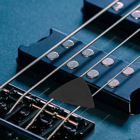 20pcs Acoustic Guitar Picks: Non-slip ABS Grip Folk Sticked Triangle Guitar Picks in 3 Thicknesses (0.5mm,0.75mm,1mm) for Comfortable Playing and Warm Tone in Saudi Arabia
