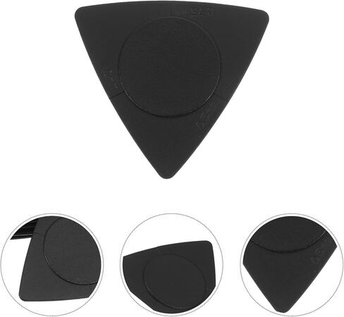 20pcs Acoustic Guitar Picks: Non-slip ABS Grip Folk Sticked Triangle Guitar Picks in 3 Thicknesses (0.5mm,0.75mm,1mm) for Comfortable Playing and Warm Tone in Saudi Arabia