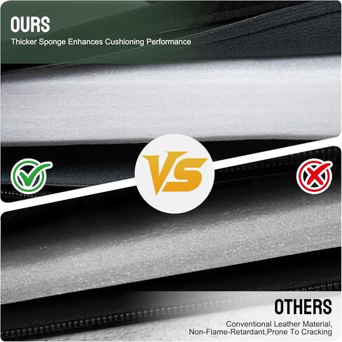 6 Pack golf simulator padding Panels, 20 x 20 x 2 in Each, PU Leather Surface, golf sim wall pad for ceiling, Self-Adhesive, Impact Protection for Golf Simulators in Kuwait