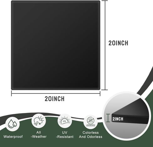 6 Pack golf simulator padding Panels, 20 x 20 x 2 in Each, PU Leather Surface, golf sim wall pad for ceiling, Self-Adhesive, Impact Protection for Golf Simulators in Kuwait