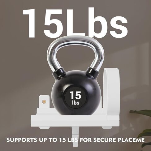 مجموعة أرفف تثبيت على الحائط Cpap مطورة، مجموعة أرفف تثبيت على الحائط Cpap لـ AirSense 11 مع شماعة خرطوم Cpap وخطاف قناع، توفر المساحة، وتوفر المساحة، وتجنب تشابك الخرطوم (أبيض) in Kuwait