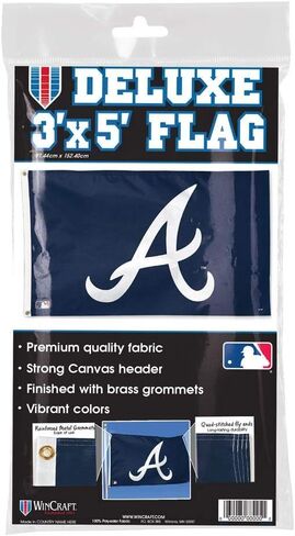 علم WinCraft CHICAGO CUBS PINSTRIPES FLAG - فاخر 3' X 5'، أبيض in Saudi Arabia