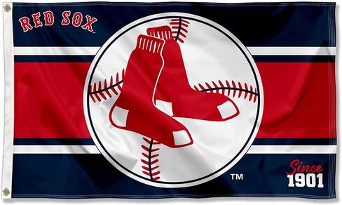 لافتة علم WinCraft Boston Red Sox Retro Vintage Throwback 3x5 قدم بحلقة معدنية in Kuwait