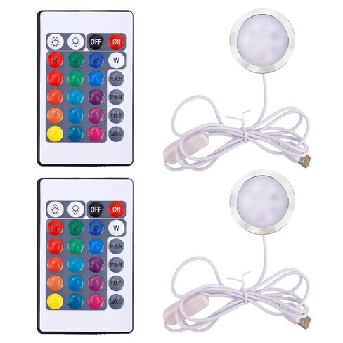 2pcs LED Lamp Kit 001 for Bambu Lab 3D Printing, 16 Colors Remote Control LED Light Kit 5V USB Powered Compatible with Bambu Lab/Makerworld/Makeronline Printe Light Box Accessories in Saudi Arabia