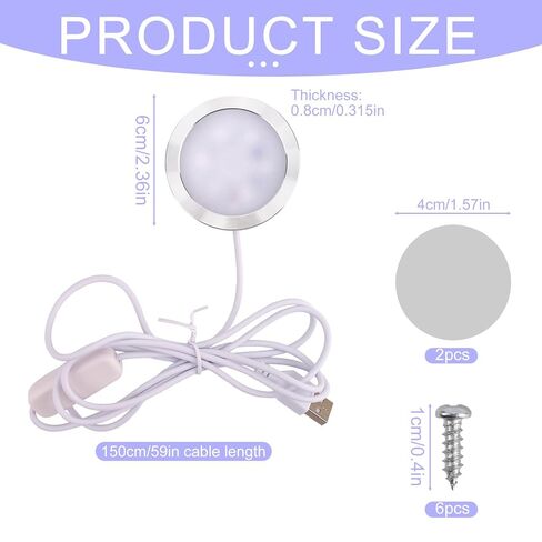 2pcs LED Lamp Kit 001 for Bambu Lab 3D Printing, 16 Colors Remote Control LED Light Kit 5V USB Powered Compatible with Bambu Lab/Makerworld/Makeronline Printe Light Box Accessories in Saudi Arabia