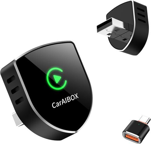 2026 Wireless CarPlay Adapter for Apple iPhone, Small Size Plug and Play, Mini USB Design for Cars with Built-in Wired Apple CarPlay, Fast and Stable Connection Car Play Wireless Adapter in Kuwait