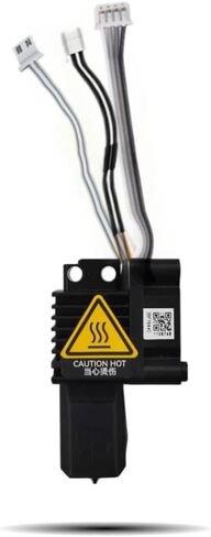 مجموعة Bambuu Lab X1 Hotend الكاملة - فوهة فولاذية صلبة مجمعة بالكامل مع سخان سيراميك، فوهة 0.4 مم، مروحة تبريد وكتلة تسخين | بديل Bambu X1 Carbon Hotend للطباعة ثلاثية الأبعاد in Saudi Arabia