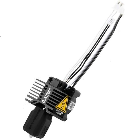 مجموعة Bambuu Lab X1 Hotend الكاملة - فوهة فولاذية صلبة مجمعة بالكامل مع سخان سيراميك، فوهة 0.4 مم، مروحة تبريد وكتلة تسخين | بديل Bambu X1 Carbon Hotend للطباعة ثلاثية الأبعاد in Saudi Arabia