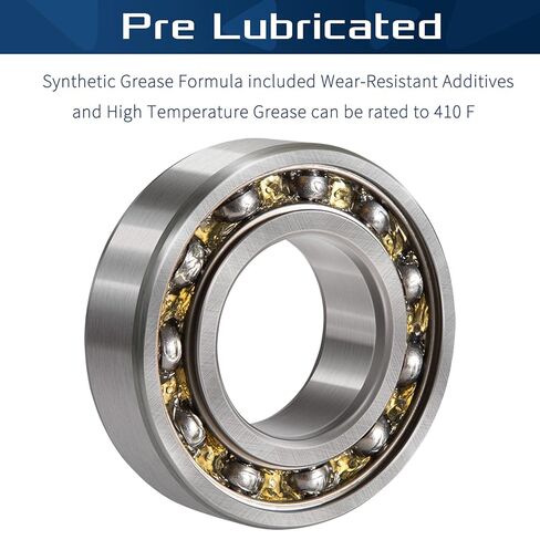 10 Pack 6204-2RS Double Rubber Seal Bearing 20x47x14mm,Stable Performance,Cost Effective, Deep Groove Ball Bearings in Saudi Arabia
